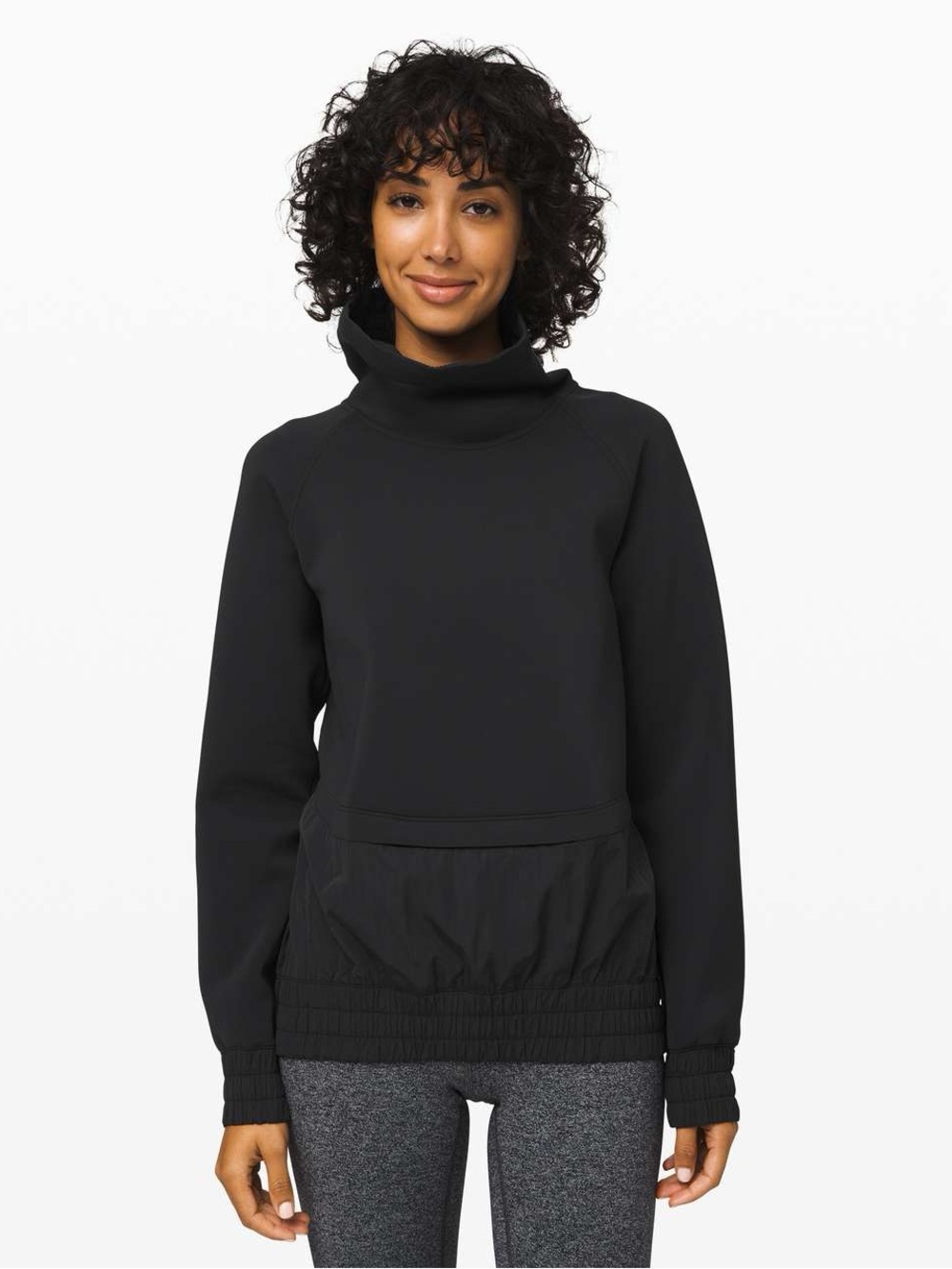 Lululemon Oversized Funnel Neck Power Position Pullover Sweatshirt Jacket Hoodie